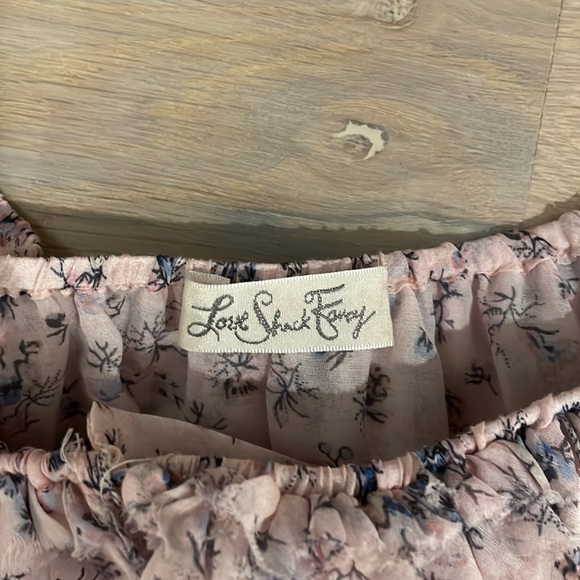 Loveshackfancy off the shoulder floral top - Picture 5 of 5